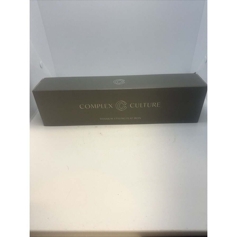 Flat Iron Styling COMPLEX CULTURE TITANIUM  New With Box